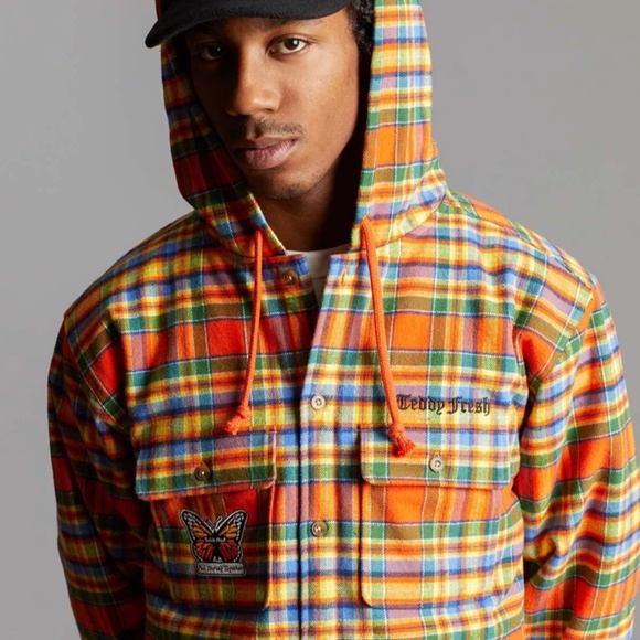 NWT Teddy Fresh Flannel Shirt Jacket - Picture 6 of 7
